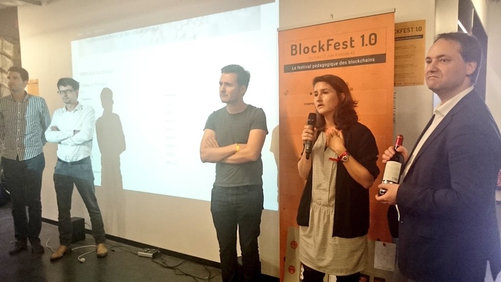 What would be a #Blockchain event in France without its Wine Business #LeBlockFest