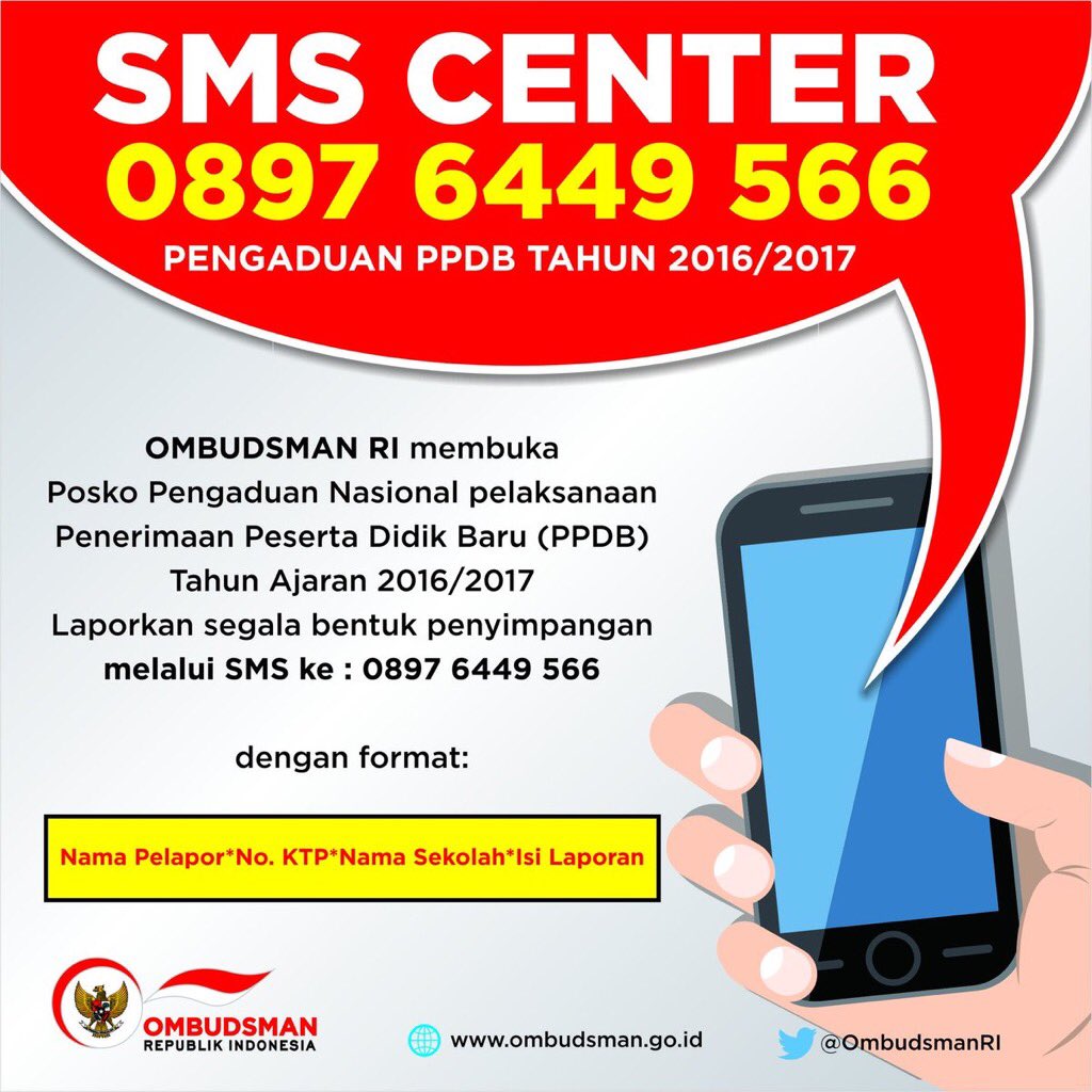 Proses PPDB di Gresik tdk dipungut biaya apapun. Kalau ada penyimpangan bisa dilaporkan ke Ombudsman RI: 08976449566