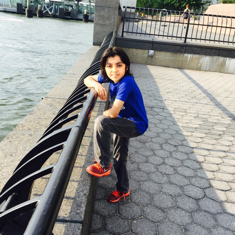 RumaKapoor's tweet photo. When u have not only #handsome but #styllish #son.!๐ #longhair #gelhair #fashion #stylishkid #Roy #happymom https://t.co/5zlc19aJ2K