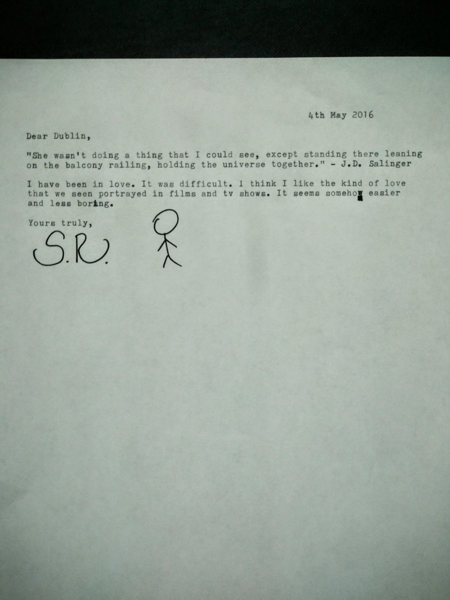 Dear_Dublin's tweet photo. Day 28, letter 28. #love https://t.co/dIq5Epi6bW