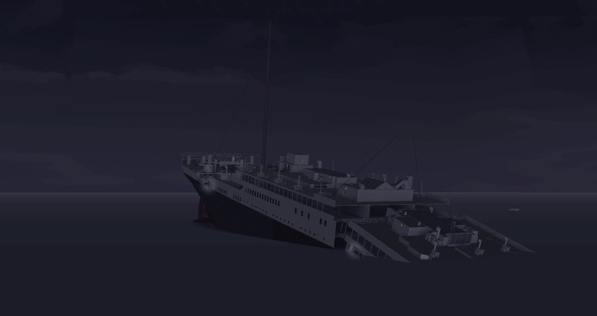 Soulesstitan Rblx On Twitter My Roblox Titanic Sinking