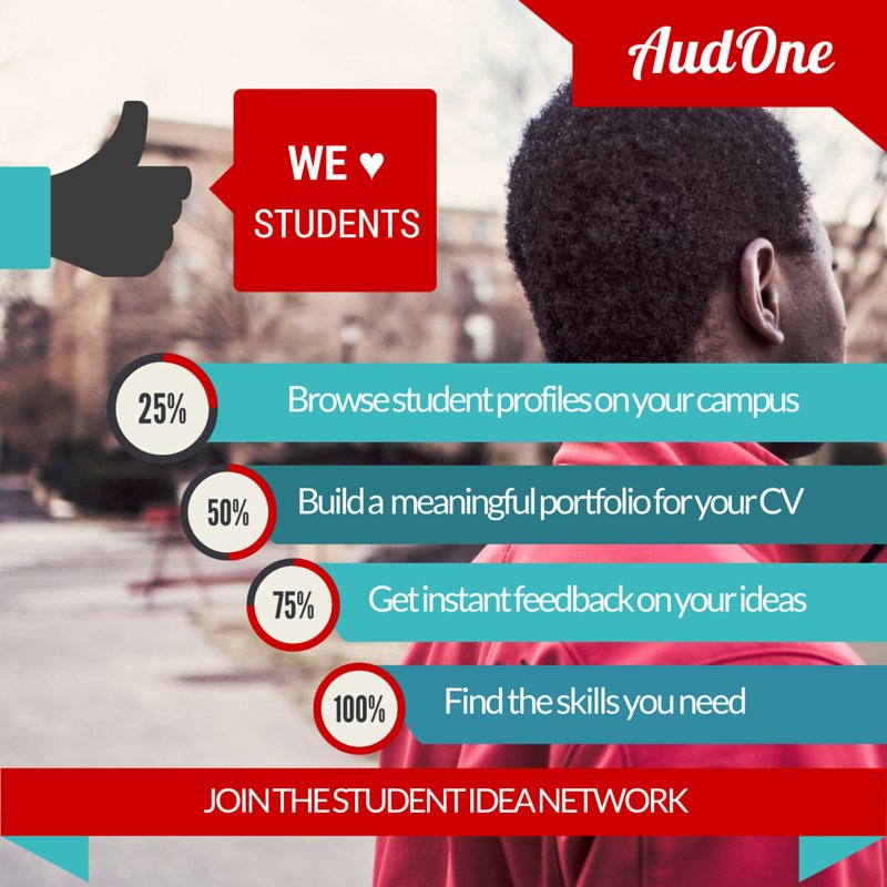 AudOneNetwork's tweet image. Register for free: audone.co/register #students #ideas #entrepreneurs #community