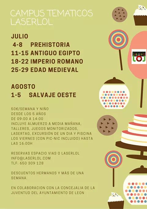 LaserLOLLeon's tweet photo. Espabila para conseguir tu plaza #leonesp #leonpeques con @Leonjoven https://t.co/6hVTi8nWnC