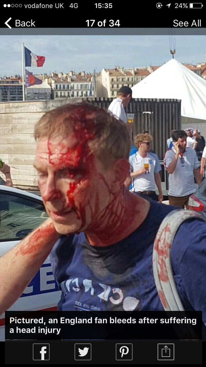 GeorgeLineker's tweet photo. Not a chance this fella went to France for a fight . pricks https://t.co/ZvYbAkXJIf