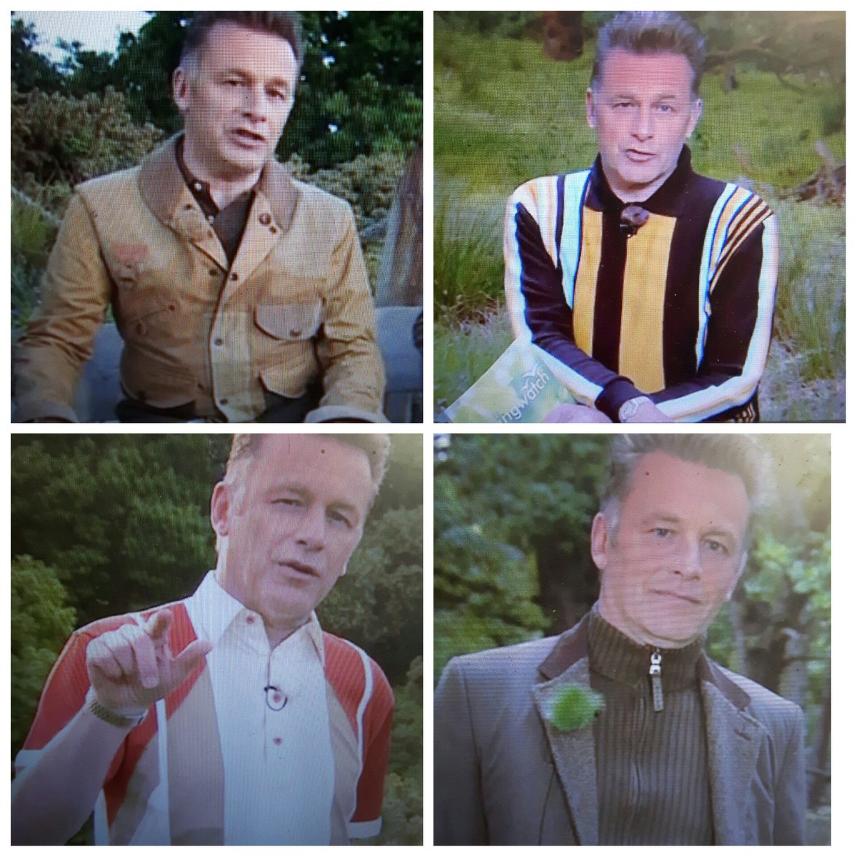 Which was your favourite @ChrisGPackham outfit on last week's @BBCSpringwatch? Red n white gets my vote! #styleicon