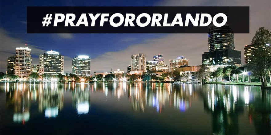 ORLPride's tweet image. Our thoughts and prayers are with all affected by this morning's terrible tragedy. #PrayForOrlando