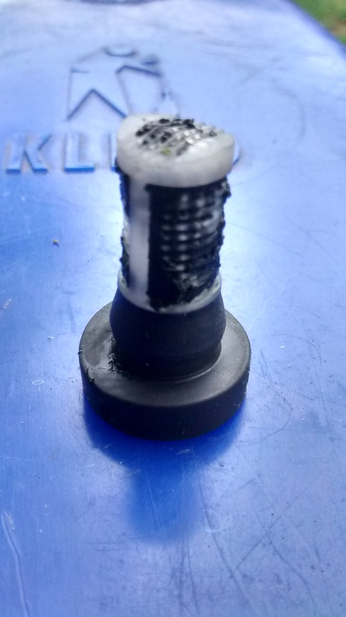 philsi60's tweet photo. Cause of malfunction of windscreen washers. Now to put front wheel back on.#blockedwasherfilter#smug https://t.co/qv8j8oCreB