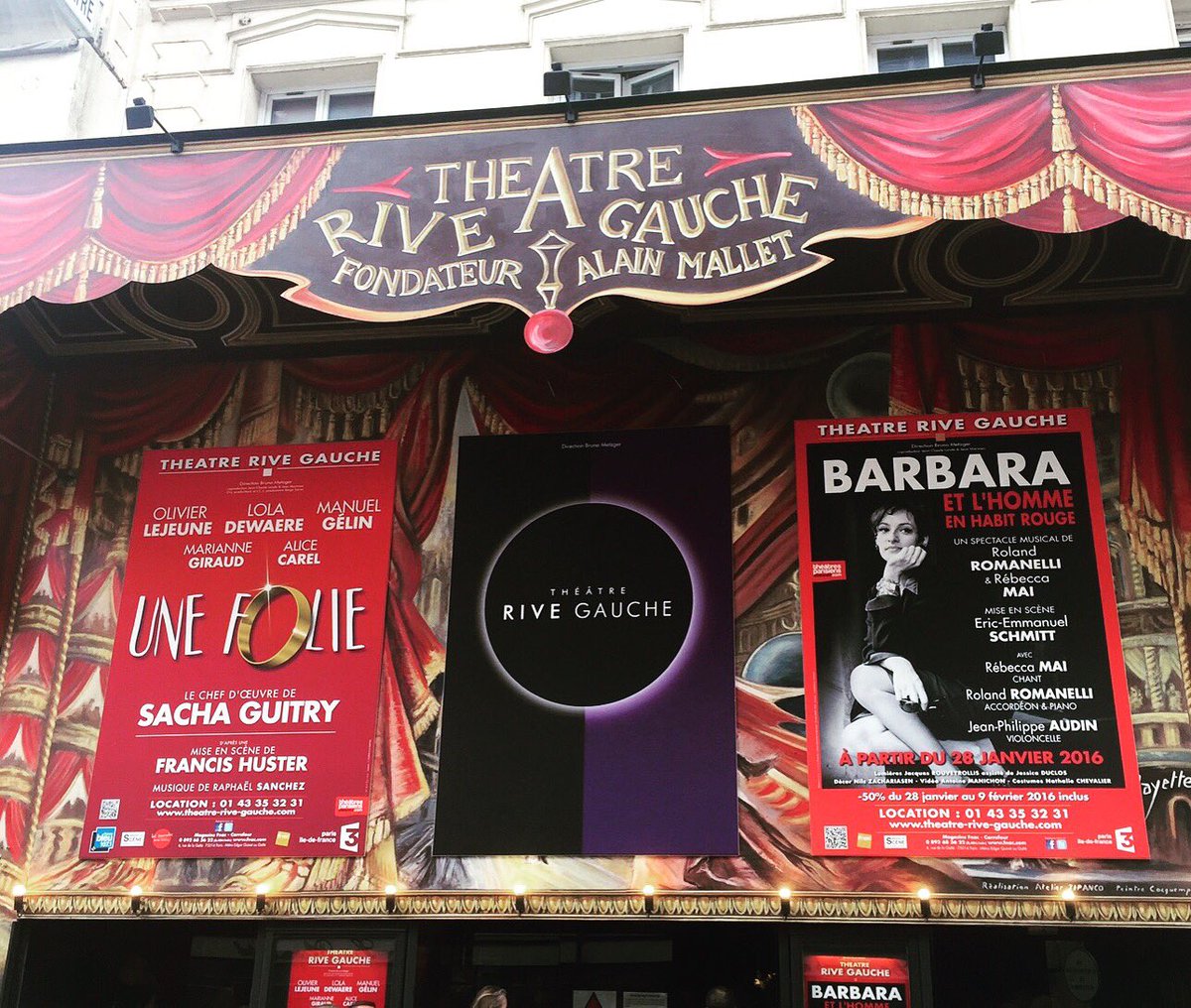 bbprincess803's tweet photo. Excellent moment au @ThtreRiveGauche pour Une Folie Merci à @MelleBonPlan 🌹🌹#theatre #parisspectacles https://t.co/yxngy1Y1JH