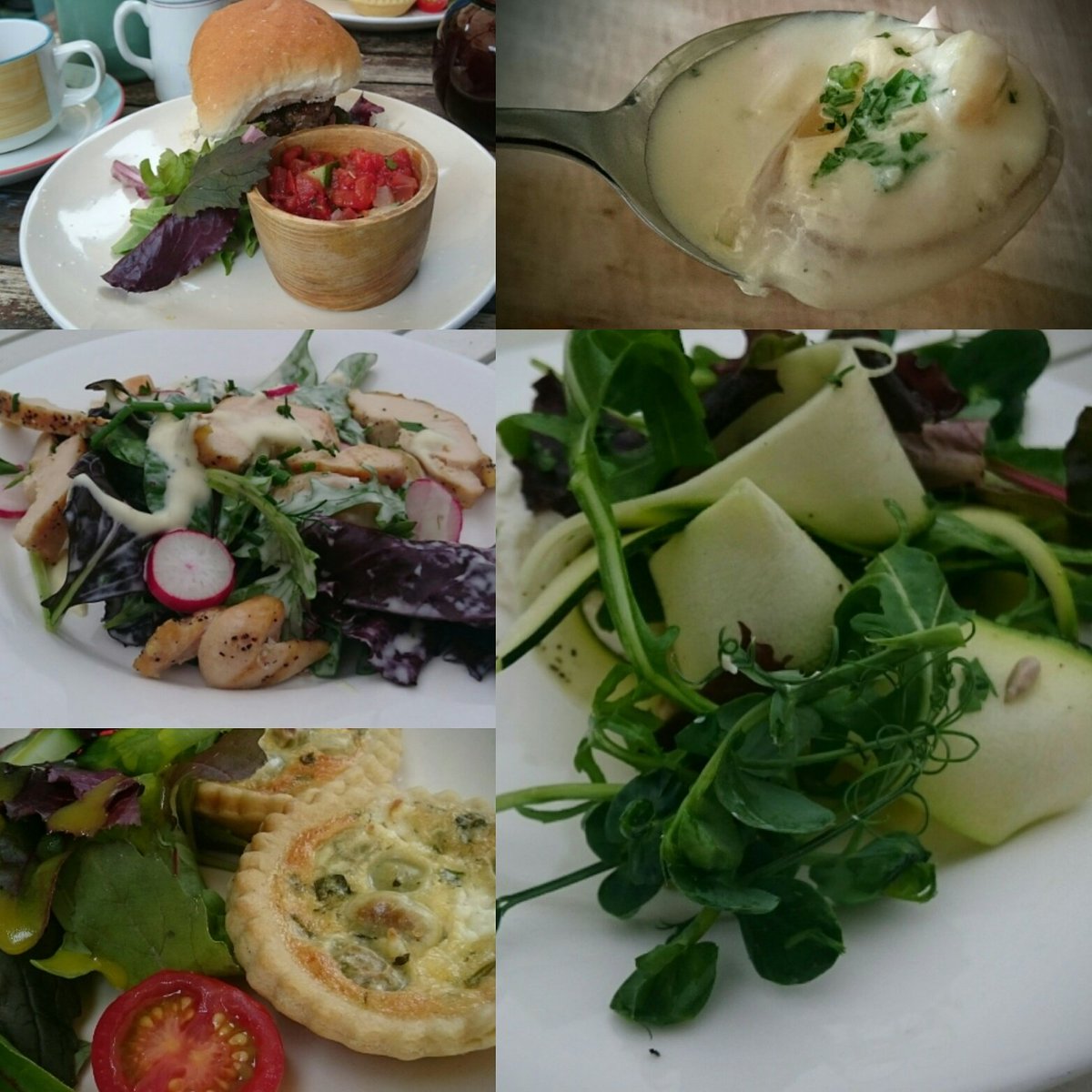 Delicious start to <a href="/BridportFoodFst/">BridportFoodFestival</a> Taste Trail with <a href="/DownhouseFarm/">Downhouse Farm</a> @SymKitchen &amp; <a href="/rachelswestbay/">Rachel</a>