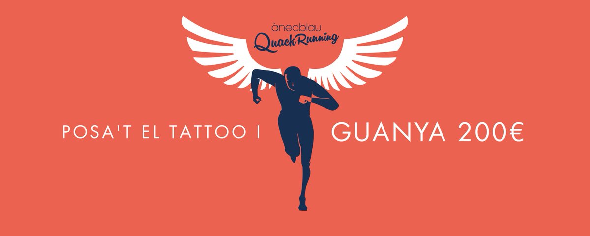 anecblau's tweet photo. ¿Correrás la Mediterrani Nit Run? Sorteamos 200€ en ropa deportiva si subes una foto con tu tattoo #QuackRunning. https://t.co/dMoJkNBE3M