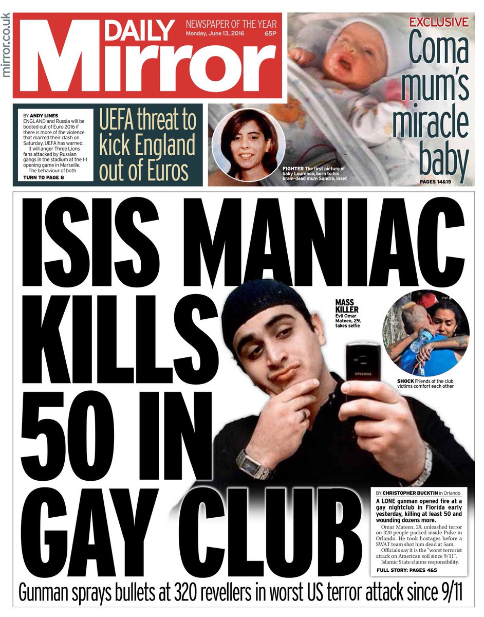 Fifty people  murdered in islamic terrorist attack on gay Orlando nightclub - Page 2 Ckx-a8HW0AAJceM