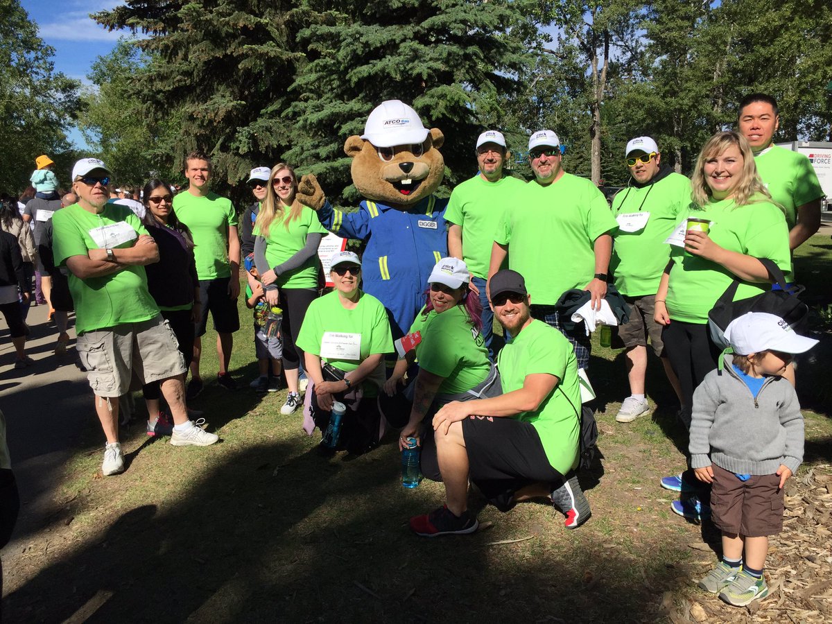 Utility_Safety's tweet image. @AlbertaOneCall hanging with @ATCOGas #Digger at the #MSWalkYYC #EveryStepMatters