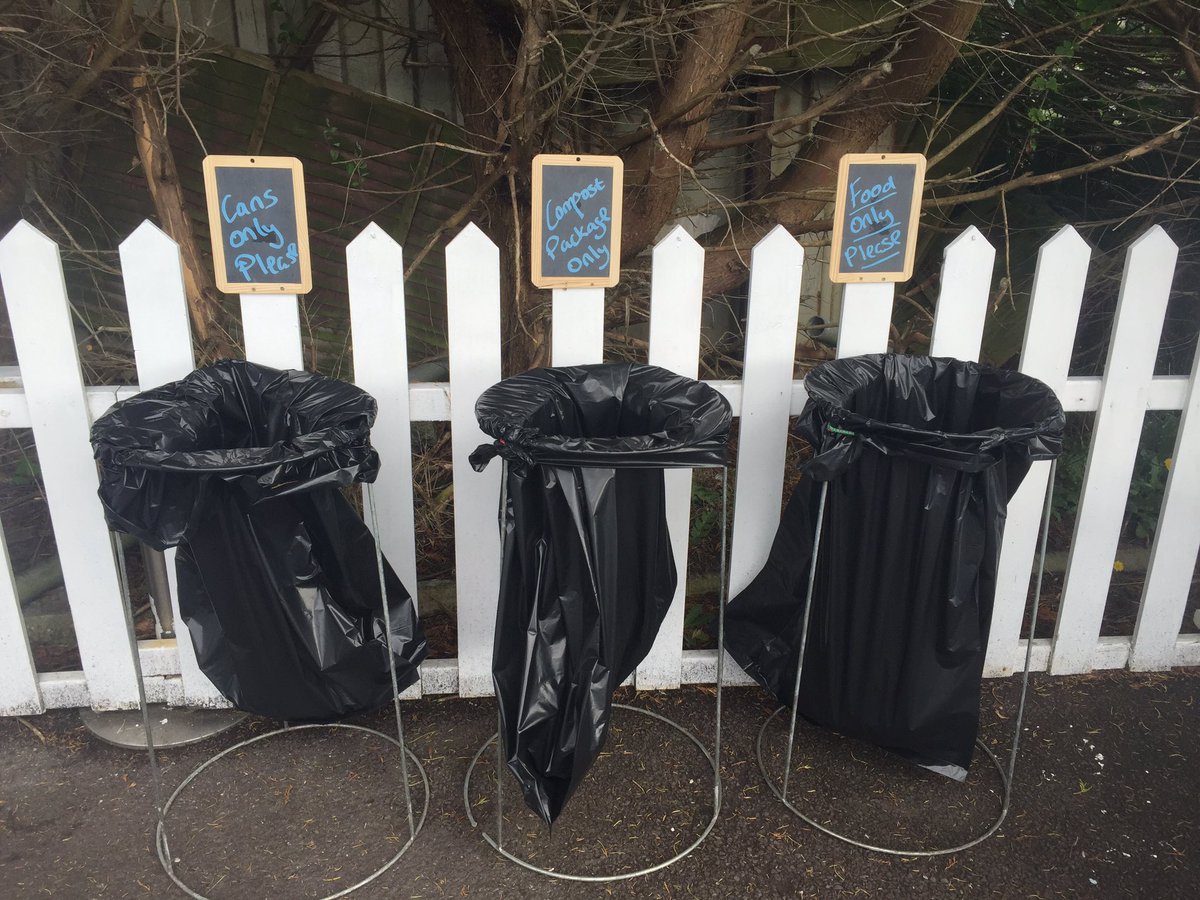 We're going #green, segregating all waste. All out packaging from @d2ematerials is fully compostable. #local #fish