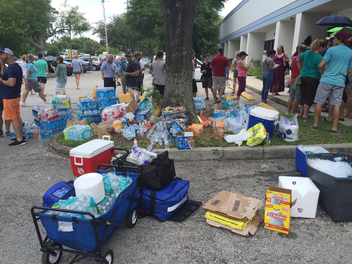Residents are being asked to drop of supplies at any OB location other than Michigan Ave. for the moment #Orlando