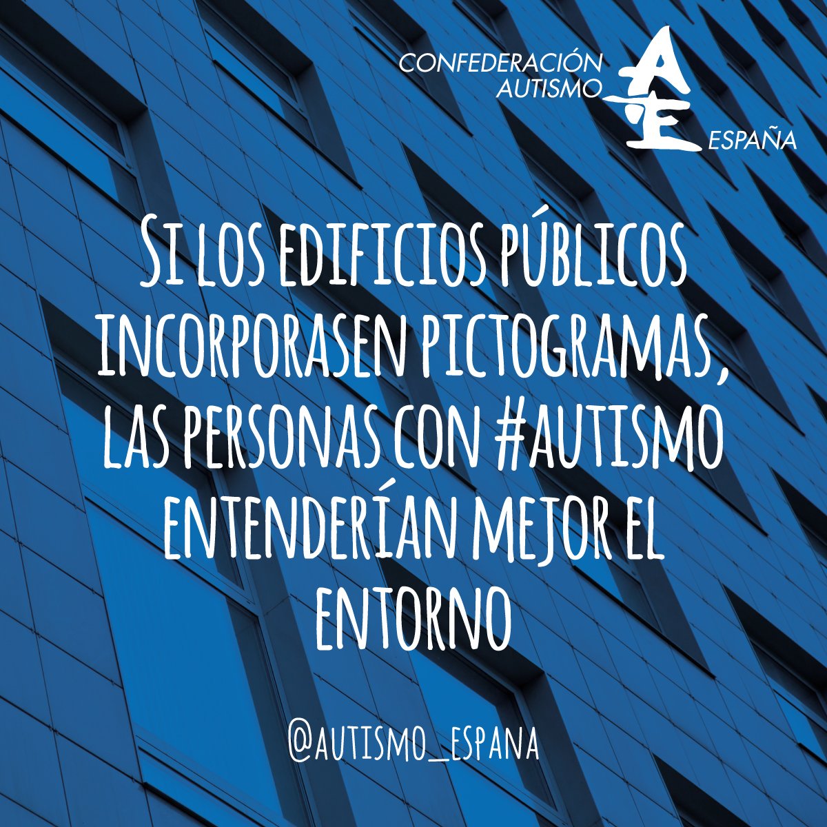 Autismo_Espana's tweet photo. Los pictogramas en edificios públicos favorecerían el entendimiento del entorno de las personas con #autismo #TEA https://t.co/6ZzwJr3Ucb