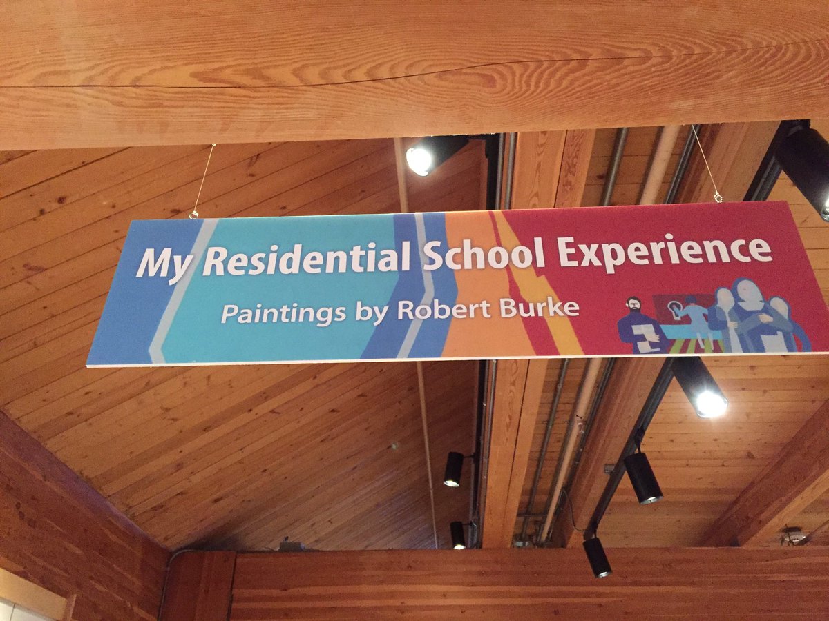 ThaliaHibbs's tweet photo. Powerful exhibit of Residential School inspired art by Robert Burke at Prince of Wales Heritage Centre #ccsta2016 https://t.co/8GDNQTFoYk