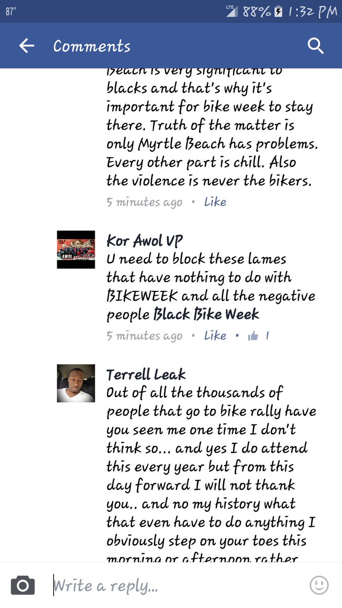 MR_LYFE's tweet photo. What a pity I have ben blocked by the famous page BlackBikeWeek 4 callin em out on their BS a scam for aGoFundMe https://t.co/nCvsjsiYsD