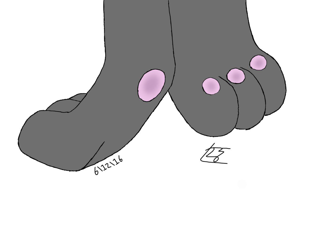 Leon on Twitter: "Daily #20 is a pair of lucario paws. 