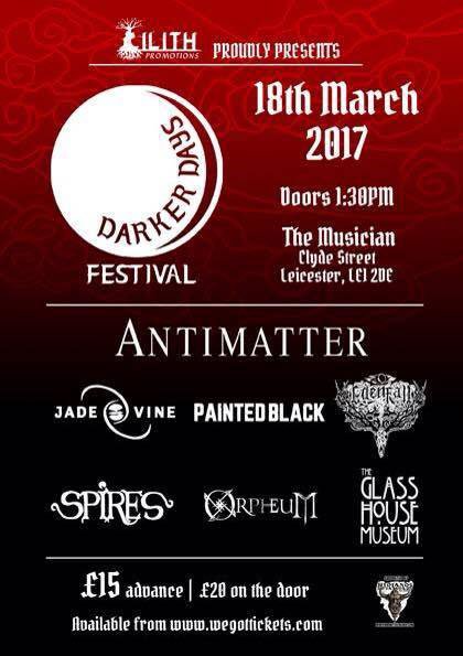 #DarkerDaysFestival Just announced and very pleased to be apart of.
facebook.com/events/1717717…
#Dark #Music #Festival