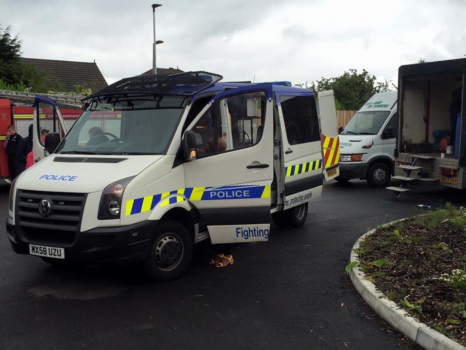 Great support from <a href="/gmpolice/">Greater Manchester Police</a>  attending the school summer fair today. All the children enjoyed the day!!!