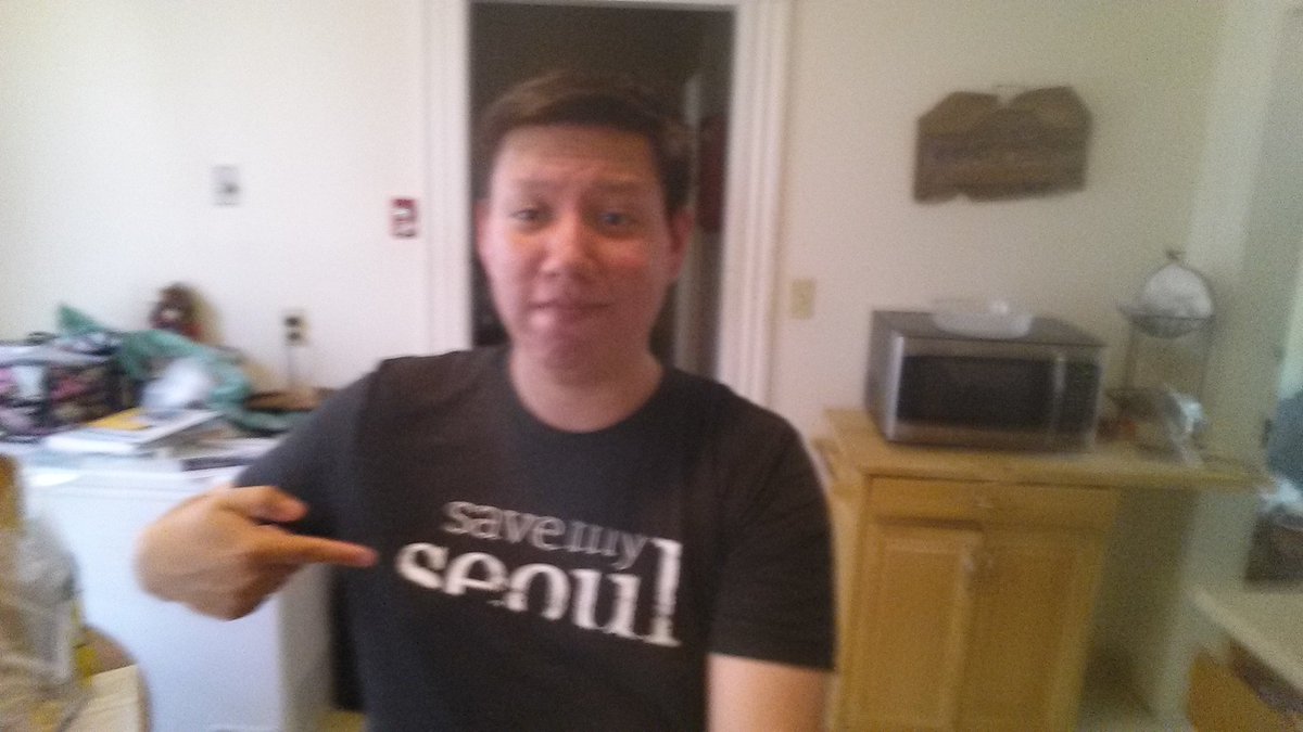 EscobarJosue's tweet photo. Wearing my save my Seoul shirt from the up coming film from @JubileeProject #supportthefilm https://t.co/DMD4i8QMVK