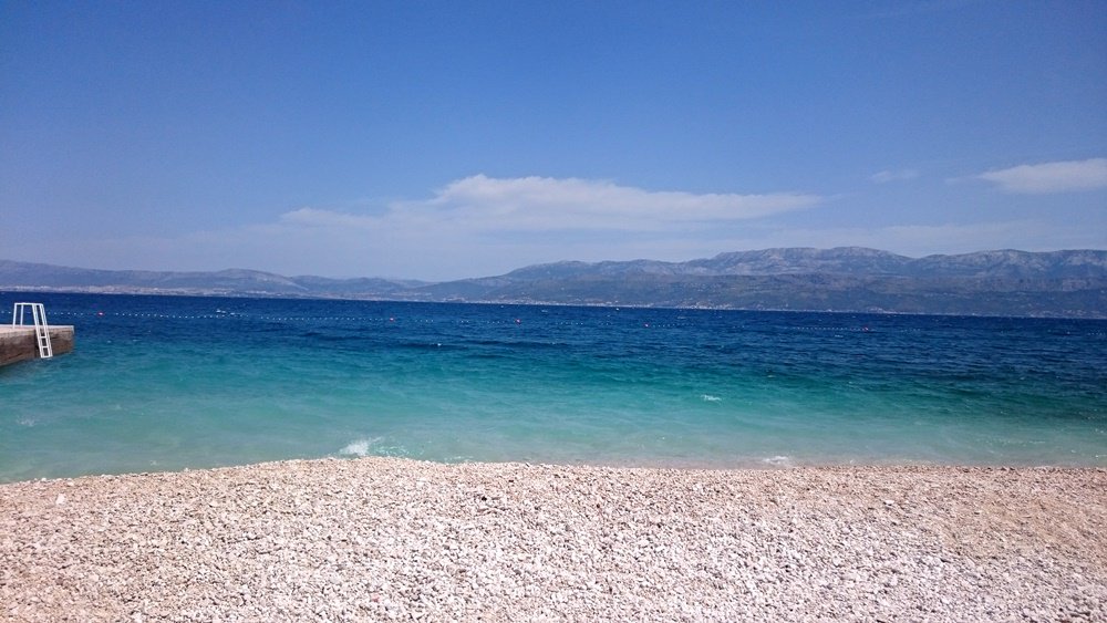 Lazy afternoon at Bili Rat Beach in Supetar - Island of Brač :) #undiscoveredcroatia #beach #supetar #brac