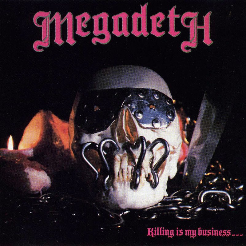 Megadeth's tweet image. On this day in 1985, our debut album 'Killing Is My Business... And Business Is Good!' was released.