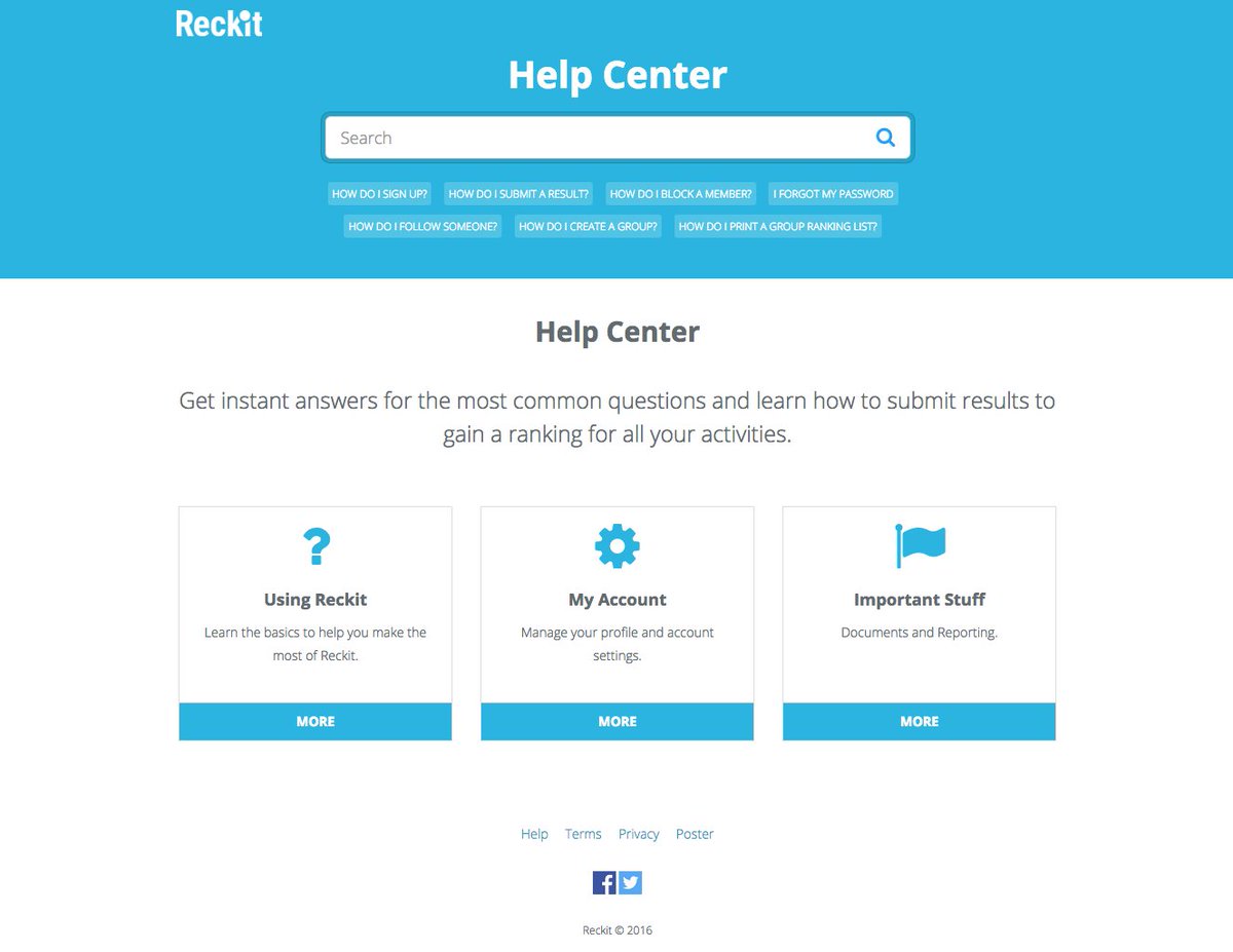reckify_com's tweet photo. Brand new comprehensive 'Help Center' which we hope answers all of your questions. #getcompetitive #reckitcompete https://t.co/YE4kG2lN3N