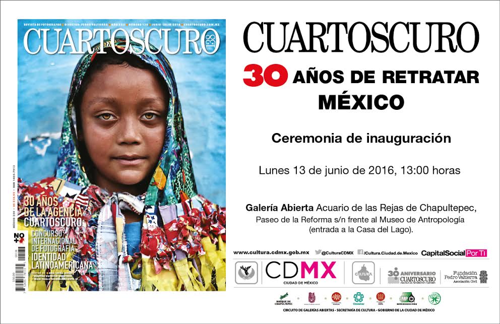 Felicidades a <a href="/CuartoscuroMex/">Revista Cuartoscuro</a> por estos 30 años de retratar a México.