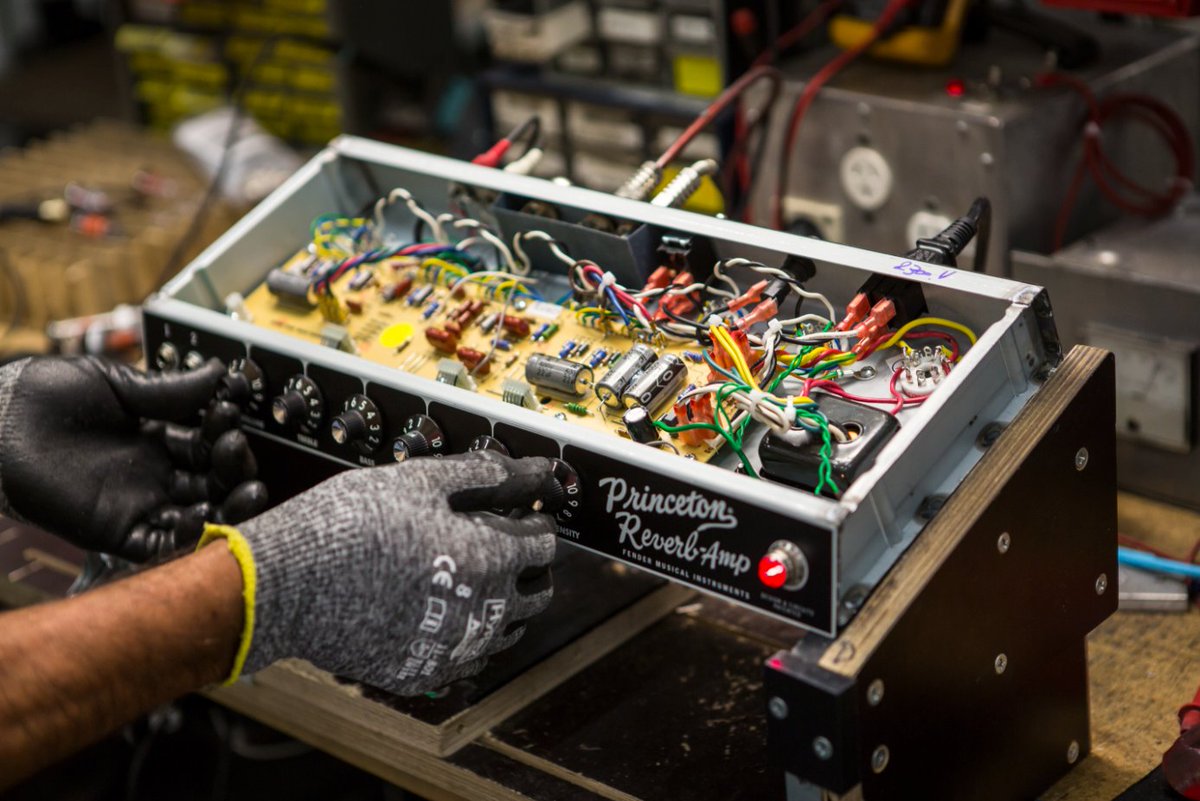 Fender's tweet photo. It's all coming together... #FenderFactory https://t.co/My6VFSyHHr
