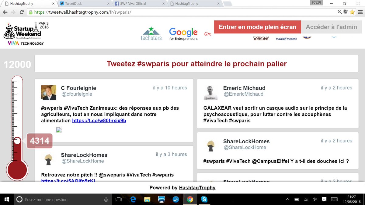 sweparis's tweet photo. BRAVO A TOUS CEUX QUI ONT PARTICIPE A CE RESULTAT ! MERCI BEAUCOUP! <3 @Nicolas_Chevant #swparis #VivaTech #sweparis https://t.co/FUgaNIvchK