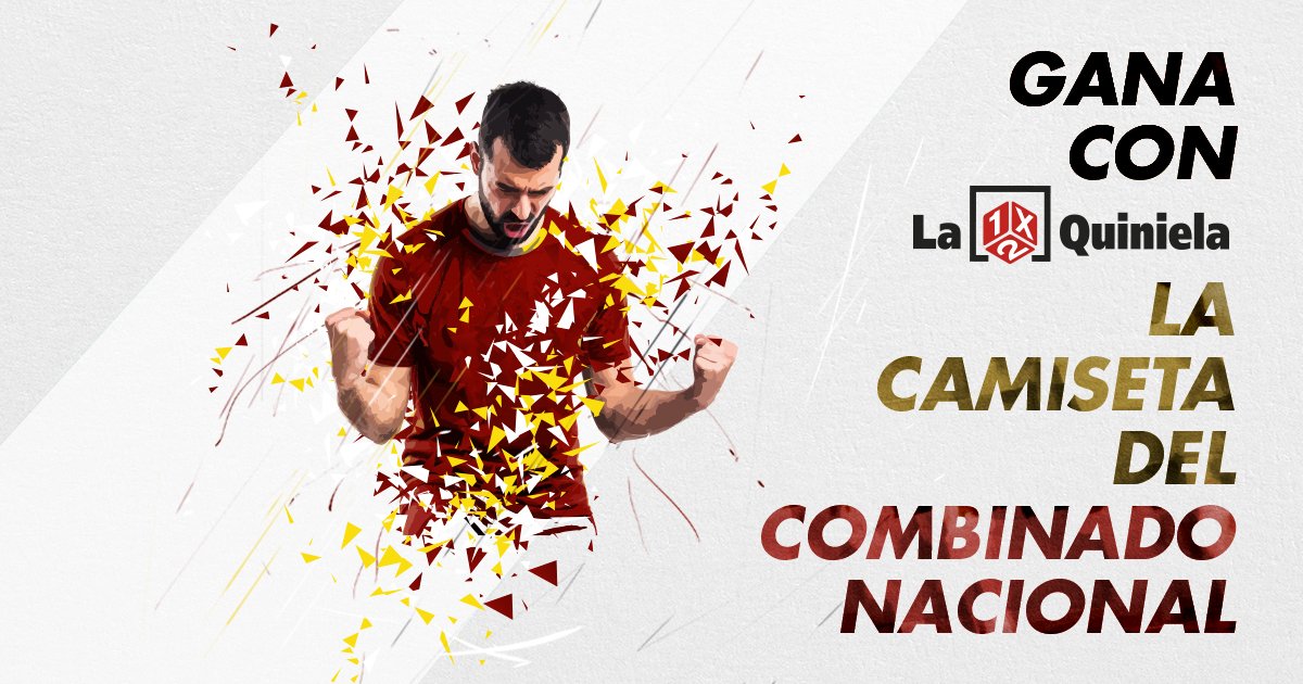 la_quiniela's tweet photo. Gana con #LaQuiniela la camiseta del combinado nacional. Para participar síguenos y haz RT. https://t.co/DV3I3ukh4u https://t.co/mrJXh2RKoA