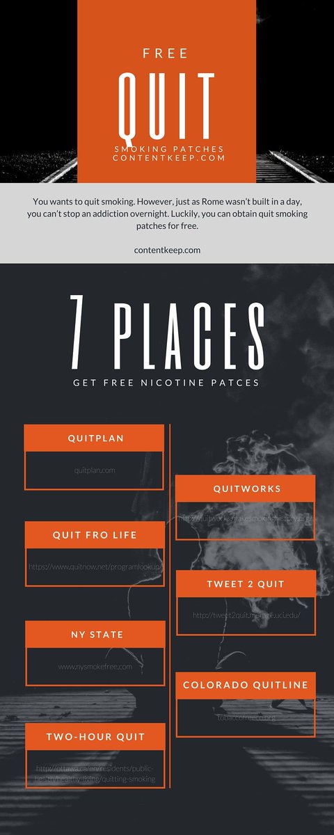 FunChart's tweet image. 14 Places to Get Free Patches to Quit Smoking | Where to Get? contentkeep.com/free-patches-q… #quitsmoking