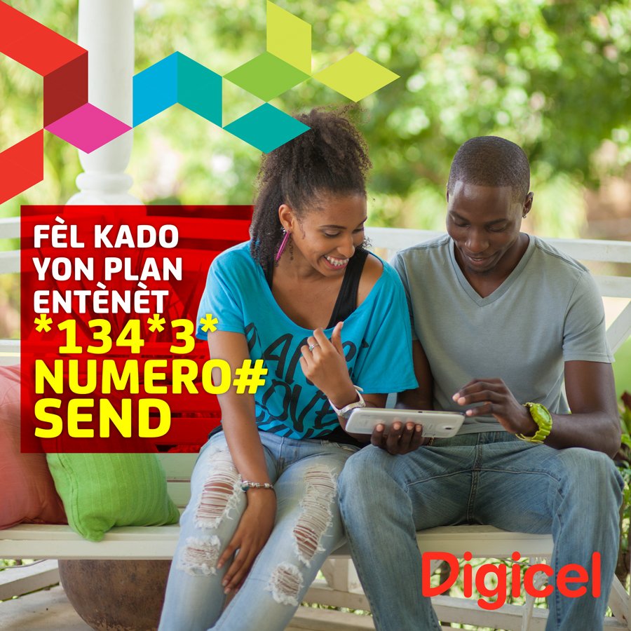 DigicelHT's tweet image. Zanmiw lan pa janm fèw repons whatsapp la?
 Kounyea,Digicel pèmèt ou transfere plan entènèt.