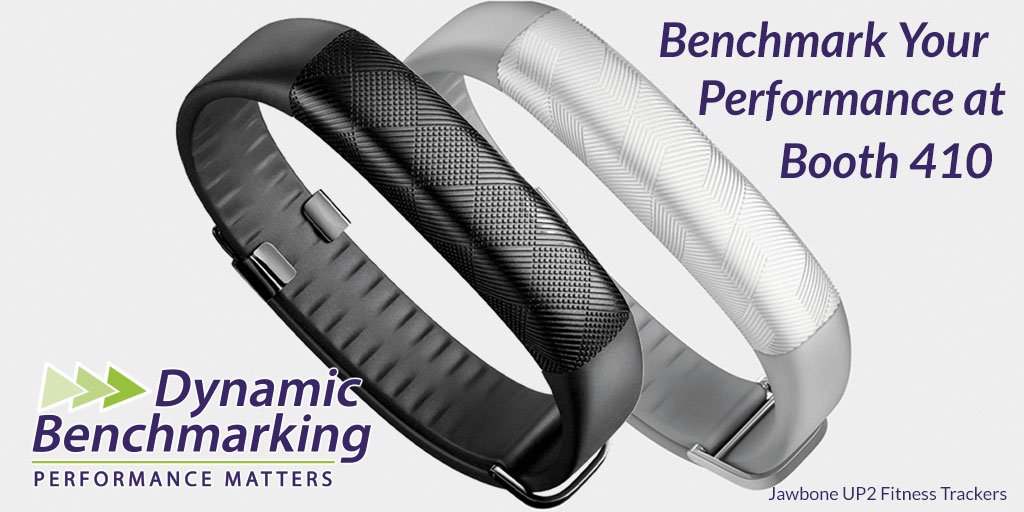DynamicBench's tweet photo. #Benchmarkyourperformance at #MMCCon Stop by booth 401 for a chance to win one of 4 @Jawbone UP2 #fitnesstrackers https://t.co/oiSzqJyfDN