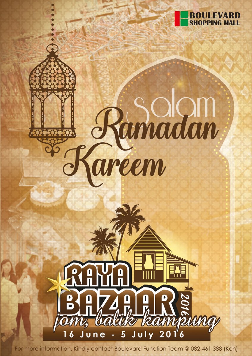 boulevardkch's tweet photo. Stay tune our Raya Bazaar is coming soon!
#Ramazan #rayabazaar #boulevardshoppingmall https://t.co/9ybcboponK