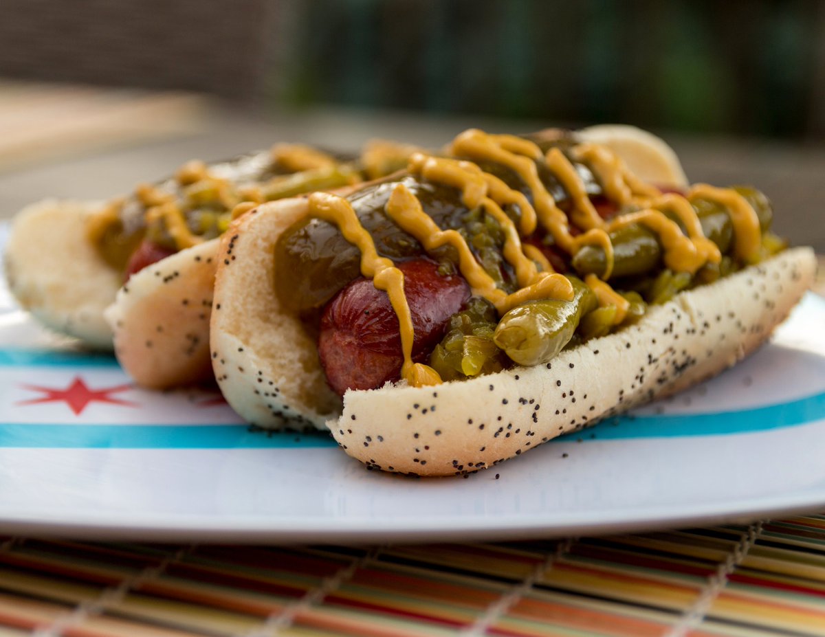 I don't always grill dogs, but when I do, I do them #Chicago style. #bbq #grilling #barbecue #trubbq #chicagobbq