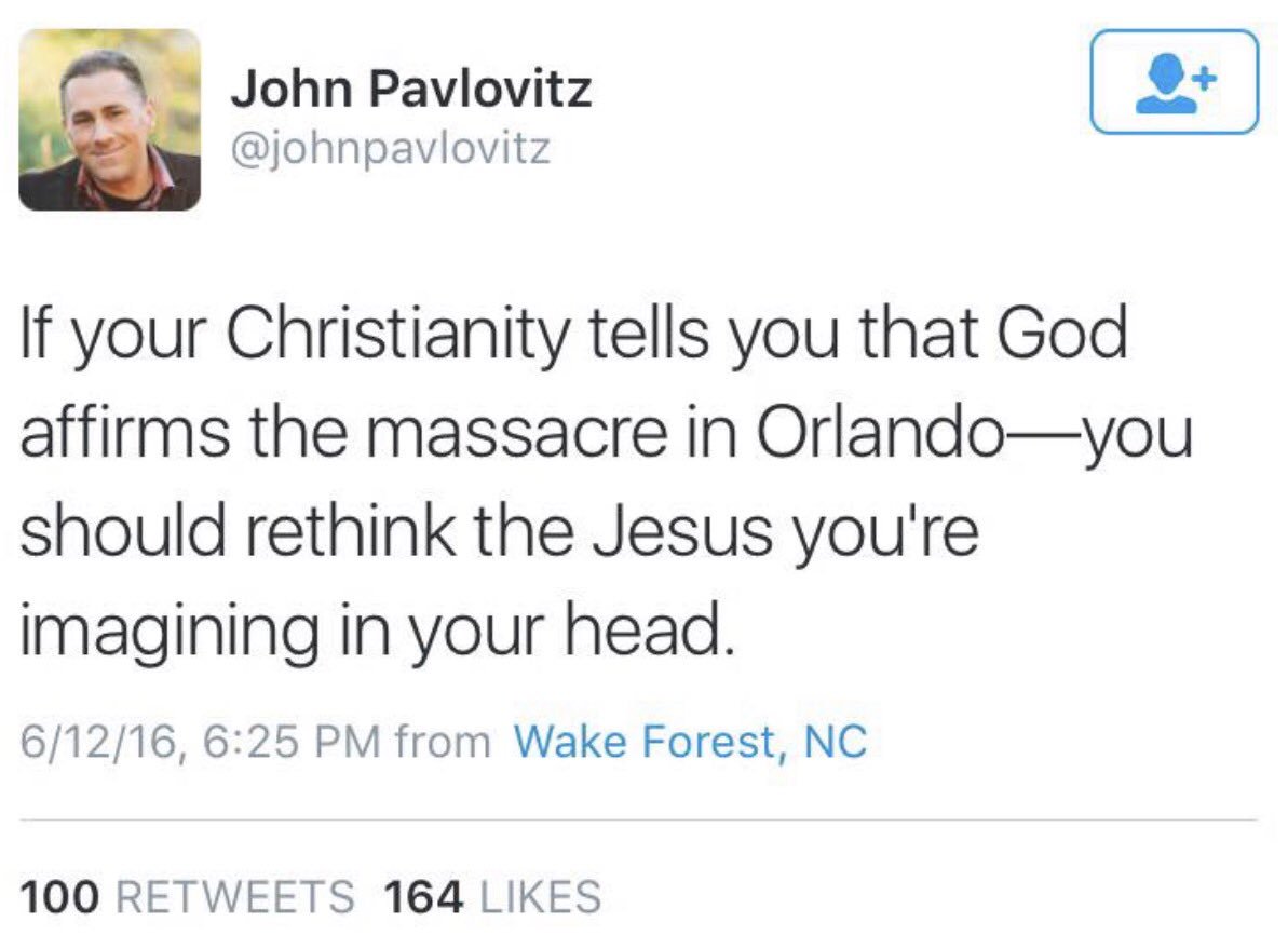 Well said! #LoveOneAnother