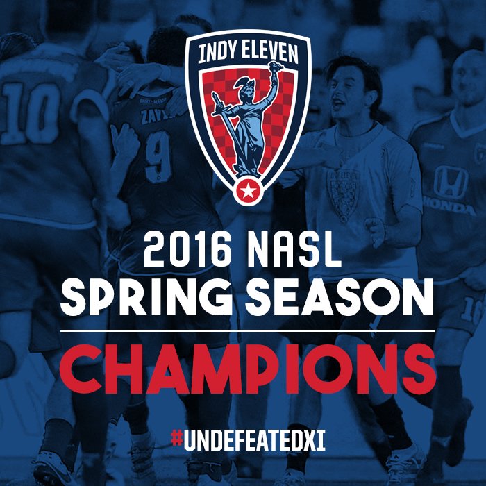 IndyEleven's tweet photo. Congrats to the best fans in the @naslofficial ... WE ARE THE CHAMPIONS!!!

https://t.co/fRkjYlWI10 https://t.co/cHQ2Cqov0i