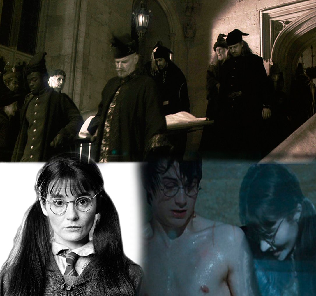 Hogwartssite's tweet photo. Tal día como hoy de 1943, Myrtle era asesinada por el Basilisco. Desde entonces, su fantasma ronda los aseos. https://t.co/bImAD7FkIU