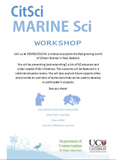 NZMSSconference's tweet image. Following the #2016marine conference conclusion on July 7th explore the fast growing world of #citzenscience