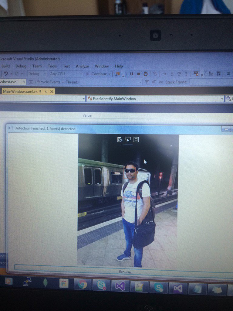 ksr007's tweet image. Microsoft cognitive services. #FaceApi