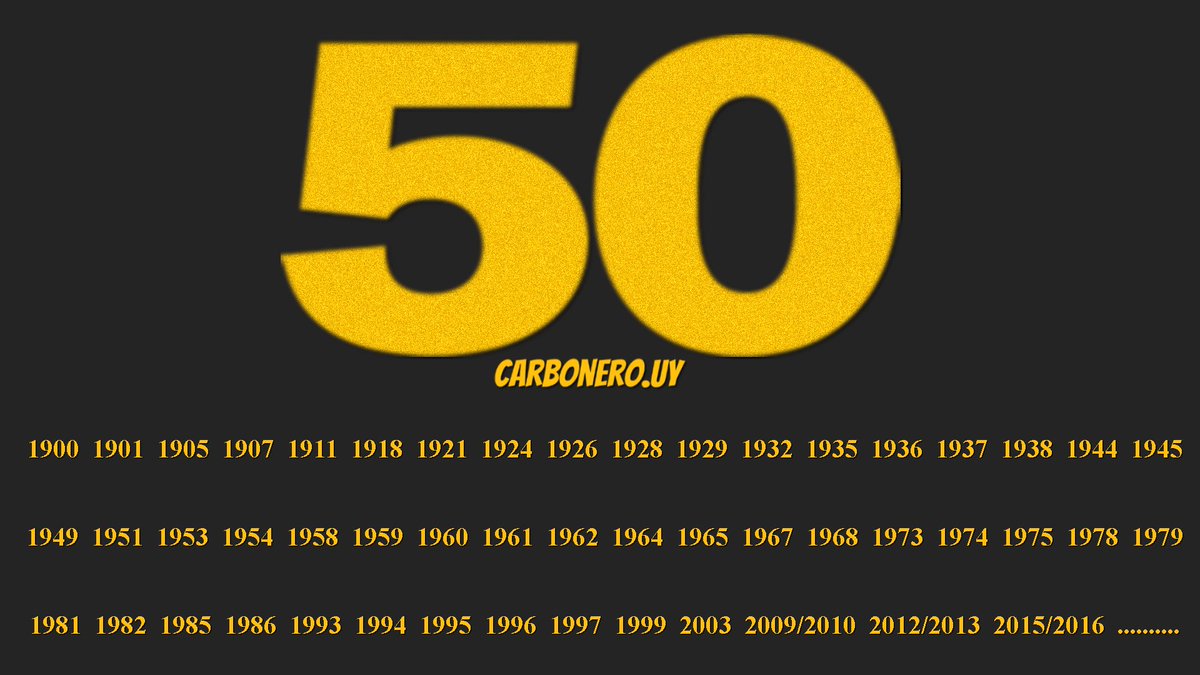 "LA HISTORIA ES UNA SOLA" #PEÑAROL #50