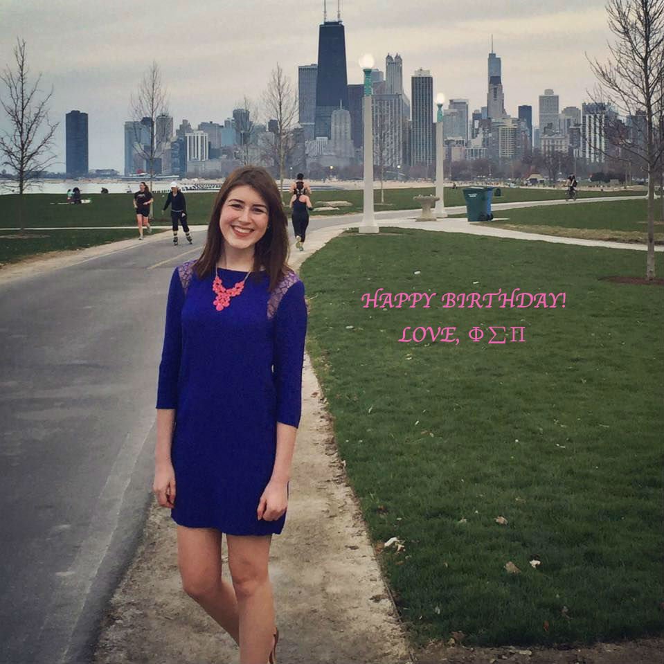 PhiSigmaPiDPU's tweet photo. Happy Birthday Delaney! Have a fantastic day from all your brothers in Phi Sigma Pi! https://t.co/Ojec6qhdPh