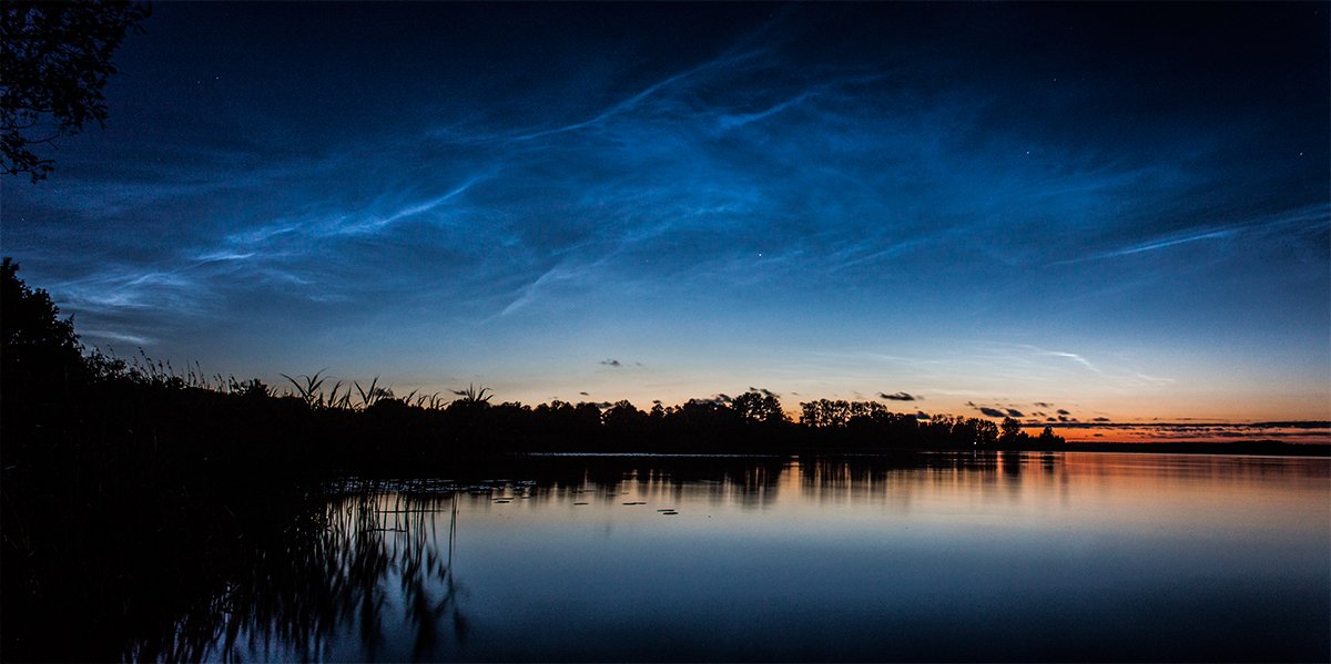 Neparasti vēlu sākas sudrabaino mākoņu sezona, tā ilgs vēl pusotru mēnesi.
Tad nu aiziet,šīs sezonas pirmie:
