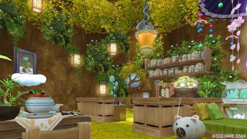 ふなさか工務店 代行終了したので載せます 庭は今製作中です ご要望はアリエッティ風のお家 ベースはツリーハウス 魔女壺とフラワーランプの相性がドンピシャなので皆も是非使ってみてくださいq Q 小さい家なので１日かかりませんでしたw