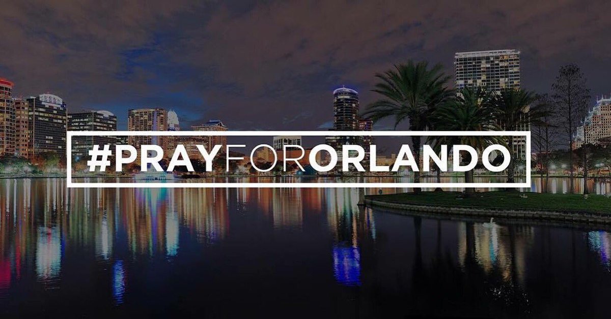 "... In this world you will have trouble. But take heart! I have overcome the world.” John 16:33 #PrayForOrlando