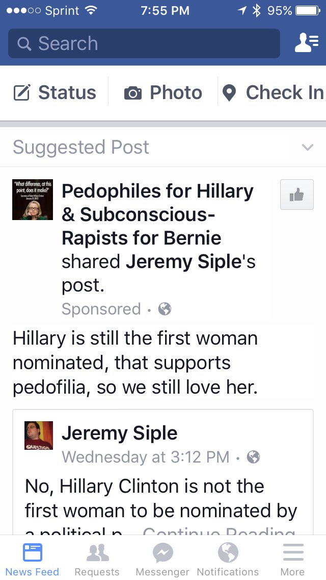 DreamChaserInc's tweet photo. So this just happened on my #Facebook newsfeed. 😂😂😂 https://t.co/YgdCFVCN6b