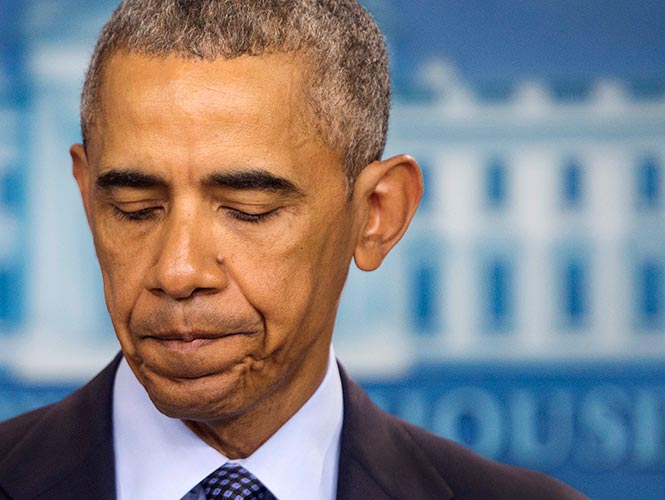 Obama celebrates terrorist attack by attending Tony Awards