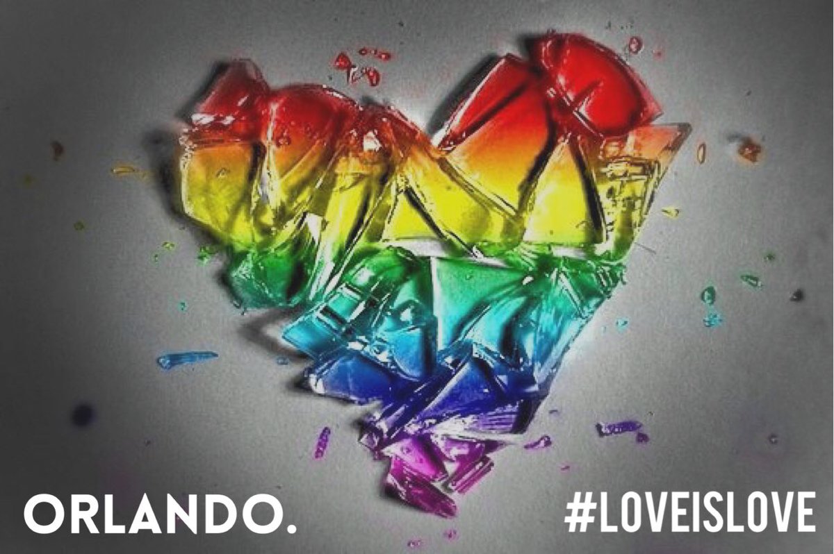 EvilTwinPodcast's tweet photo. Orlando. 
Don't pray for them if you don't UNCONDITIONALLY love them. 
#loveislove #EVLTWN https://t.co/0shIIro6Pz